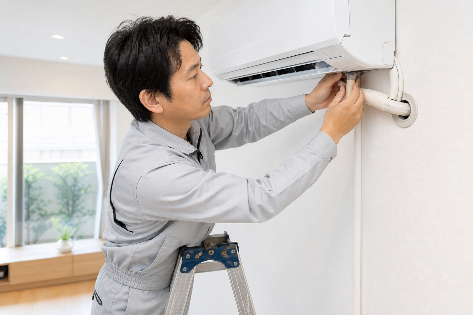 エアコンの取付工事